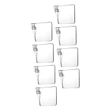 Cabilock 8 Stück Aufbewahrungsteiler Make-Up Schmink-Organizer Schmink-Aufbewahrungs-Organizer Klare Trennwände Acryl-Schubladen-Organizer Kunststoff-Schubladen-Trennleisten