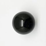 PILYON Küchengriffe 8 Stück Eierförmiger Porzellan-Griff Für Kleiderschrank,Schublade,Schrank,Knauf Für Kindermöbel,Einzelloch,Schwarz