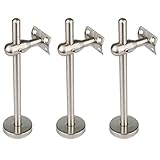 EKJNFDK Verstellbare Handlauf Halterung Wandmontierte Geländerhalterung aus Stahl Treppe Unterstützung DIY Einfache Installation Treppenzubehör Hardware für Rundgeländer aus Holz,Arc Bracket,150mm