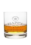 LEONARDO Whiskeyglas 70 Jahre Gravur - Geburtstag Geschenk Geschenkidee Whisky-Glas graviert