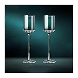 HASMI Champagner gläser 2 Stück Champagnergläser aus Kristallglas, leicht und transparent, kreative Cocktailgläser, funkelnde Vintage-Gläser, 120 ml, hohe Champagnerflöte Sektgläser (Color : A)
