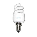 Energiesparlampe MICRO Spirale 9 W E14 warmes Licht 3200 K 230 V Ref. 221-35712