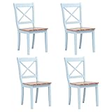 YUMENG Esszimmerstühle 4 STK., Küchenstühle, Essstühle, Esstisch Stühle, Dining Chairs, Armlehnstuhl, Living Room Chair, Stühle Esszimmer Set, Grau &, Helles Holz Gummibaum Massivholz