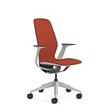 Steelcase SILQ Chair, Metal, Möwengrau/Karbon Metallic/Safran