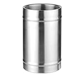 XENITE Weinkübel Eiskübel Eiskübel 2L Sektkühler Edelstahl Eiskübel Haushalt Sekt Eiskübel for Bars Kühler Sektkübel Eimer (Color : Silver, Size : 2L)