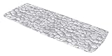 Wanneneinlage - Grau - 36 x 92 cm - Steinoptik