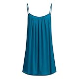 Eauptffy Damen Satin Tank Tops Doppellagig Ärmellos Blusen Frauen Tank Topslingofficeelegante Blusen Leichtes Top Oberteil Tops Tunika Party Club Wickelbluse