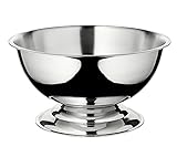 EDZARD 2er Set Champagner Kühler Cara (Ø 40 cm, groß) aus Edelstahl - Flaschenkühler, Sektkühler, Getränkekühler für 6 Flaschen - Schale für Wein, Sekt & Eiswürfel - Weinkühler