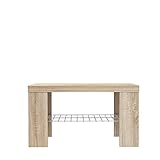 FORTE Calpe Sitzbank, Holzwerkstoff, Sonoma Eiche , 69 x 34.79 x 38.9 cm