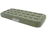 Coleman Luftbett Comfort Bed Single, Indoor/Outdoor Luftmatratze 1 Person, Velours Gästebett, Komfort Einzelbett, Campingbett für Wandern, Trekking, Festivals, 188 x 85 x 22 cm, max. 148 kg