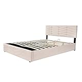 DDOY Bett Komforthöhe familienbett stabil betten, bettrahmen & lattenroste Bett mit stauraum holzbett 140x200 bettrahmen bettrahmen 140x200