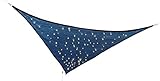 Northpoint LED Sonnensegel Sonnenschutz 3,25x3,25x3m Dreieck mit 110 LEDs und Funkeleffekt inkl. Befestigungsmaterial mit Solarpanel und separatem Netzteil und integriertem 600mAh Akku IP44