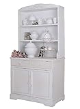 Küchenbuffet Weiss Buffet Küchenschrank Shabby Chic Regal Anrichte 183cm mxa015 Palazzo Exklusiv