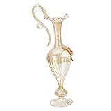 CIYODO Glasvase Kristallvase Kristalldekor Hochzeitsvasen Glasblumentopf Hydrokultur-Blumenvase Glaskristallvase Heimbedarf Vase Für Zuhause Blumenbehälter Glas-Bonsai-Pflanze