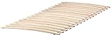 Pro-Manufactur Rolllattenrost, Rollrost, Federholzrahmen 90x200 cm aus hochwertigen, flexiblen Birkenholz-Federleisten