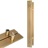 Türgriff Schiebetürgriff für Scheunen, exquisiter Push-Pull-Türgriff aus Aluminium, Hotel-Einkaufszentrum, Supermarkt, Villa, Haustürgriff, alle Hardware im Lieferumfang enthalten (Farbe: an