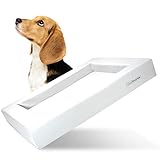 dogsfavorite Hunde-Bett - waschbares Hundekörbchen - hochwertiges Hundesofa - gelenkschonendes Hundekissen - robuste Hundematte - Hundekorb - Gr. L 110 x 90cm - weiß