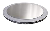 Luce Ambiente Design LED Deckenleuchte Moon,moderne Wandlampe aus Metall in Silber,dimmbare Deckenlampe,Wandleuchte,36Watt,3500 Kelvin