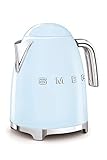 Smeg Elektrischer Wasserkocher KLF03PBEU, 2400, Metall, 1.7 liters, Pastellblau