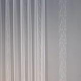 EASYHomefashion Hochwertige Fertiggardine Voile Store Deko Schal mit Stickerei Faltenband Bleiband Bergamo 245 x 900 cm (HöhexBreite)