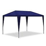 Partyzelt, BULANED Festzelt, Pavillion, Bierzelt, Garten Party Zelt, Gartenzelt, Grillpavillon, 3x3 Blau