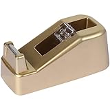 XENITE Abroller, Klebebandschneider, Haushalts-Klebebandabroller, starker Magnetstreifen for das Heimbüro, Gold Bandhalter