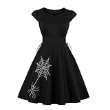 Damen Halloween Kostüm Viktorianisches Kleid Vintage Mittelalter Abendkelid Gothic Kleier Renaissance Ballkleid Karneval Festliche Partykleid Cosplay Cocktailkleid Trachtenkleid für Geschenk