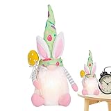 Eolaks Osterzwerge Plüsch | Osterhasen-Zwerge Plüsch-Dekorationen | Frühlingsdeko Osterpuppen, Osterdeko Ornamente, Skandinavische Tomte Elfen Deko für Zuhause Frühlingszwerge