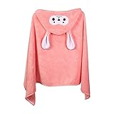 MianYaLi Handtuch Kinder Bademantel Fleece Saugkoralle Baby niedlich Bad Kapuze Babypflege Windeln Neugeborene