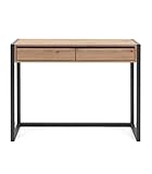 Konsolentisch Denver in Artisan Eiche und Anthrazit Industrial Look Wandtisch 100 x 75 cm