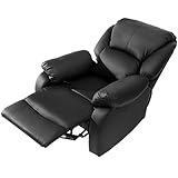 WZFANJIJ Fernsehsessel Relaxsessel Leder Sofa Tilt Sofa Push Back Sessel für Home Lounge Gaming Cinema High-Back