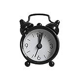 FIONEL Wecker Alarm Wecker Snooze Silent Weck Up Tischuhr Kreative Niedliche Mini Metall Kleine Wecker Elektronische Kleine Wecker Nachttisch Wecker (Color : F)