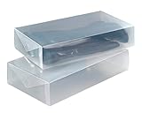 WENKO Aufbewahrungsbox für Stiefel, 2er Set, transparente Aufbewahrung für mehr Übersichtlichkeit im Schuhregal, platzsparendes Ordnungssystem im Kleiderschrank, aus Kunststoff, je 52 x 11 x 30 cm