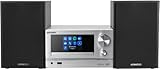 KENWOOD M-7000S-S - Smart Micro Hi-Fi System mit Internetradio, DAB+, CD/USB und Audiostreaming, Farbe Silber