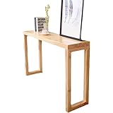 monque Quadratischer Retro-eingangstisch, Stabiler Konsolentisch B30cm, Schmaler Beistelltisch An Der Wand, Flur-büro-Veranda-Tisch(Size:80 * 30 * 85CM,Color:A)