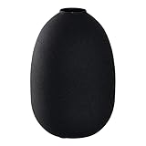 LEONARDO HOME 041698 Vase CASOLARE 19 cm schwarz Metall