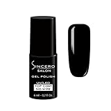 SINCERO SALON Top Coat No Wipe UV LED Nagellack Gellack Überlack I Nageldesign Gel Polish Maniküre Primer für Trocknend Langanhaltend Glänzende Nägel, 6ml