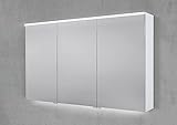 Intarbad Spiegelschrank 120 cm integrierte Multi Light LED Beleuchtung Doppelspiegeltüren AMZ1957