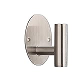 Wandgarderobe Badezimmerhaken Edelstahl Kleidung Hut Handtuchhalter Tür Free Punch Wandbehang Haken Aufbewahrungshaken Küchenzubehör Garderobe (Farbe: Silber) (Silber)
