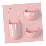 Homoyoyo Kunststoff-Organizer-Box Dusch-Aufbewahrungs-Organizer Wandrahmen Kunststoff-Dusch-Kunststoff-Aufbewahrungs-Organizer Hängender Aufbewahrungs-Organizer