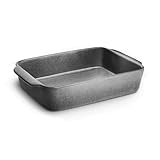 SPRINGLANE Keramik Auflaufform Misty Cliff 36 x 26 cm, Steingut Backform für Lasagne, Quiche oder Tiramisu