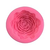 ZMKY Pfingstrosen-Formen aus lebensmittelechtem Silikon für Fondant, Schokolade, Süßigkeiten, Zucker, Cupcake – 3D-Pfingstrosen, Blumen, Silikon, Seifenformen, Party, Kuchendekoration, Werkzeuge |