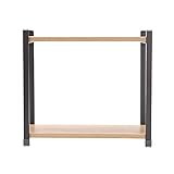 Küchenregal-Organizer für Schrank, Küchenregal aus Karbonstahl, 2-lagiges Gewürzregal, Aufbewahrungsregal für Speisekammer, Badezimmer