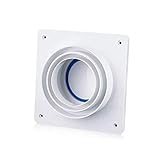 OUSIKA Abluftventilator, Deckenraum, seitliche Installation, Badezimmer, Abluftventilator, Ventilator, Rückschlagventil, geruchshemmend Ventilatoren