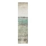 Bilderwelten Schiebegardinen Set Horizont über Türkis I Flächenvorhang Wandhalterung 250x60cm