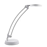 HZH Kleine schwarze Tischlampe mit Schwenkarm, dimmbare Klapptischlampe – USB-Ladeanschluss, augenschonende Tischlampen, Tischlampe mit flexiblem Hals, Schreibtisch, Arbeitszimmer, Büro, Bettseite