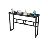 Tische für Wohnkultur Holzkonsole Tisch, Rechteck Robuste Esstisch Mädchen Schlafzimmer Kommode Hotel Apartment Sehr Schmale Konsole Tisch 80/100 / 120cm Eingangsbereich(Size:100 * 30 * 86CM,Color:#5)