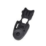 50 Stück Kleiderbügel Samt Clips, Wäscheklammern, Velvet Hanger Clips, Plastic Hanger Clips,Velvet Clips,Plastic Clips (Black, One Size)