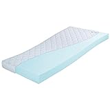 Betten-ABC OrthoMatra Kidz Kinder- und Jugendmatratze, Kaltschaum, Mittelfest, Bezug waschbar 60 °C, Gesamthöhe ca.14 cm, gefertigt nach deutschem Qualitätsstandard, Größe: 80 x 160 cm