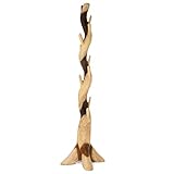 Divero Garderobenständer Kleiderständer Mantelständer Garderobe – Baumstamm Suar-Holz behandelt massiv stabil – Handarbeit Unikat – ca. 190 cm